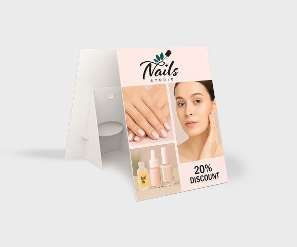 easel back pop countertop display